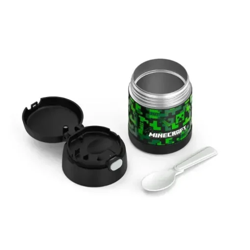 Garrafa térmica - Frasco para alimentos de aço inoxidável licenciado Funtrainer 10Oz, Minecraft