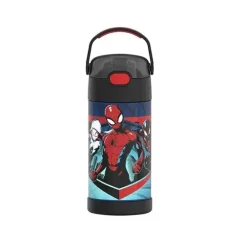 Garrafa térmica - Garrafa de aço inoxidável licenciada Funtrainer 12Oz, Homem-Aranha
