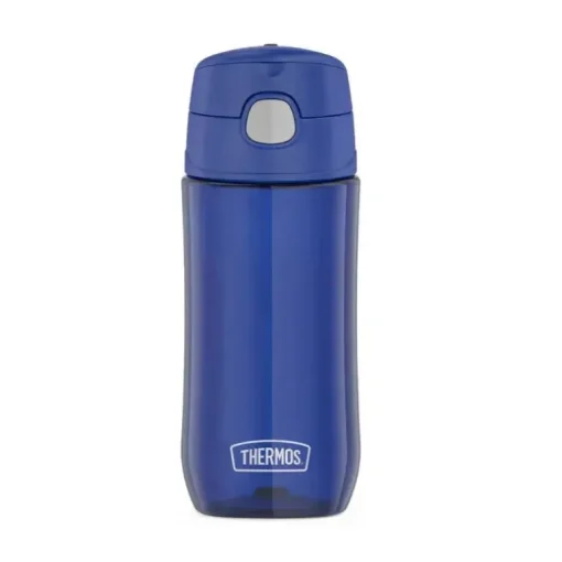 Garrafa térmica - garrafa de hidratação Funtainer® de plástico de 16 onças com tampa de bico, mirtilo