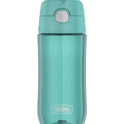 Garrafa térmica - garrafa de hidratação Funtainer® de plástico de 16 onças com tampa de bico, Aqua