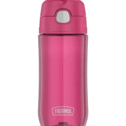 Garrafa térmica - garrafa de hidratação Funtainer® de plástico de 16 onças com tampa de bico, framboesa