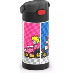 Garrafa térmica - garrafa de água isolada de aço inoxidável Mario Kart