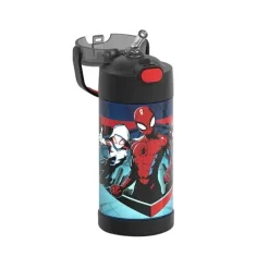 Garrafa térmica - Garrafa de aço inoxidável licenciada Funtrainer 12Oz, Homem-Aranha