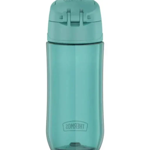 Garrafa térmica - garrafa de hidratação Funtainer® de plástico de 16 onças com tampa de bico, Aqua