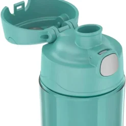 Garrafa térmica - garrafa de hidratação Funtainer® de plástico de 16 onças com tampa de bico, Aqua