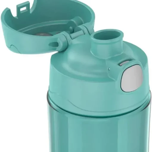 Garrafa térmica - garrafa de hidratação Funtainer® de plástico de 16 onças com tampa de bico, Aqua