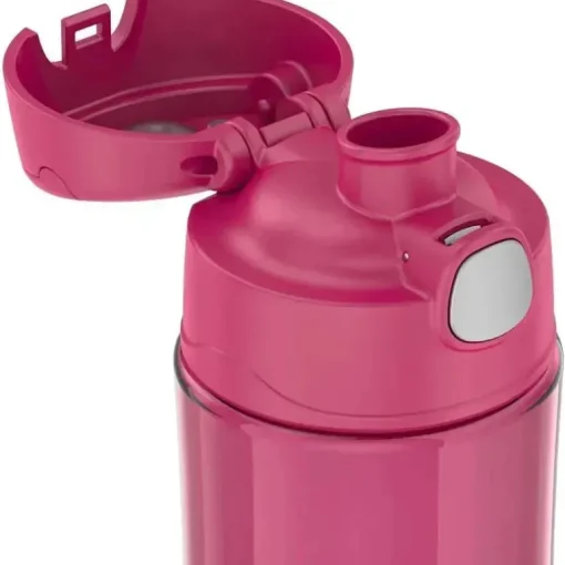 Garrafa térmica - garrafa de hidratação Funtainer® de plástico de 16 onças com tampa de bico, framboesa