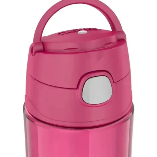 Garrafa térmica - garrafa de hidratação Funtainer® de plástico de 16 onças com tampa de bico, framboesa