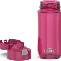 Garrafa térmica - garrafa de hidratação Funtainer® de plástico de 16 onças com tampa de bico, framboesa