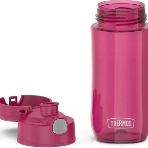 Garrafa térmica - garrafa de hidratação Funtainer® de plástico de 16 onças com tampa de bico, framboesa