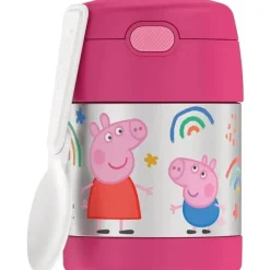 Garrafa térmica - jarra de comida Funtainer licenciada de 10 onças, Peppa Pig