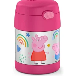 Garrafa térmica - jarra de comida Funtainer licenciada de 10 onças, Peppa Pig