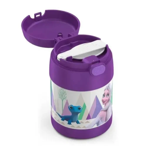 Garrafa térmica - jarra de comida isolada de 10 onças - roxo congelado