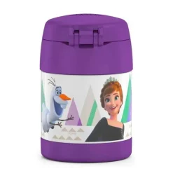 Garrafa térmica - jarra de comida isolada de 10 onças - roxo congelado
