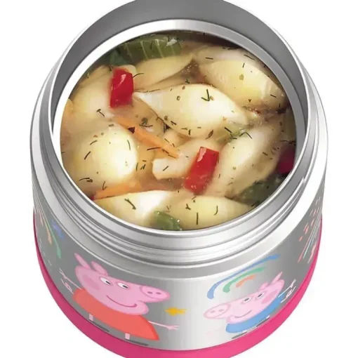 Garrafa térmica - jarra de comida Funtainer licenciada de 10 onças, Peppa Pig