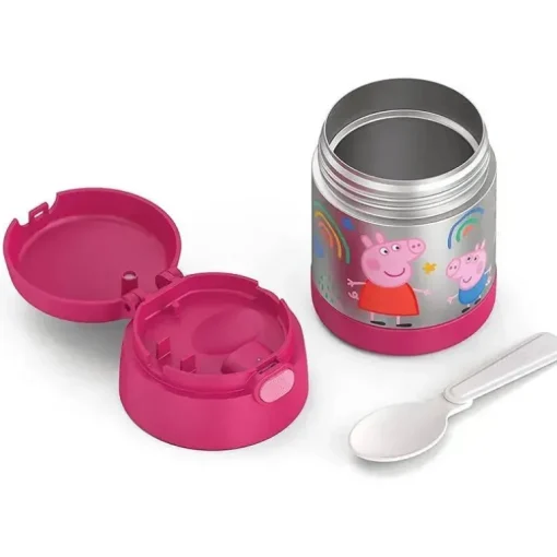 Garrafa térmica - jarra de comida Funtainer licenciada de 10 onças, Peppa Pig