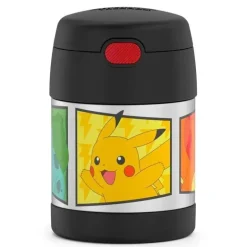 Garrafa térmica - pote de comida de 10 onças com isolamento a vácuo - Pokémon
