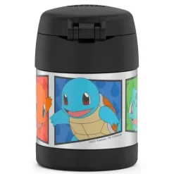 Garrafa térmica - pote de comida de 10 onças com isolamento a vácuo - Pokémon