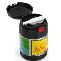 Garrafa térmica - pote de comida de 10 onças com isolamento a vácuo - Pokémon