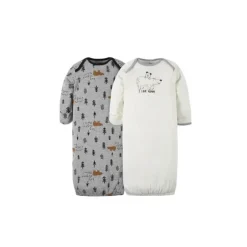 Gerber - 2 Pk Vestido Menino Urso, 0/6M