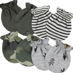 Gerber - 4 unidades de luvas de bebê menino urso