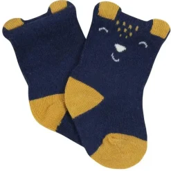 Gerber - Pacote com 6 meias para meninos Fox Wiggle Proof® Jersey Crew, Fox
