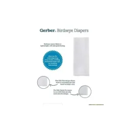 Gerber - 10Pk Fraldas de pano Dobráveis Birdseye