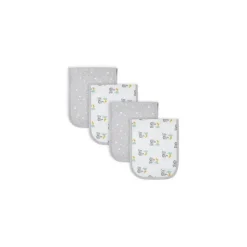 Gerber - 4Pk Terry Burpcloth neutro tamanho único animais para bebês