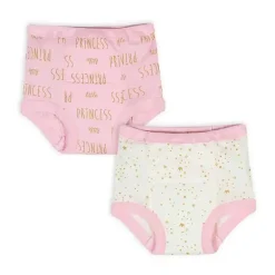 Gerber - 2Pk Training Pant Girl Princess, 2T