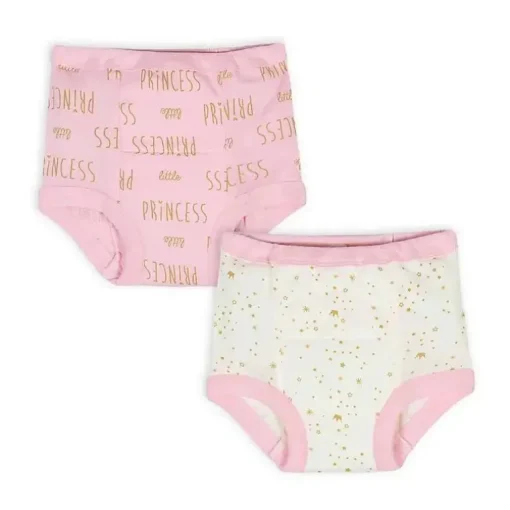 Gerber - 2Pk Training Pant Girl Princess, 2T