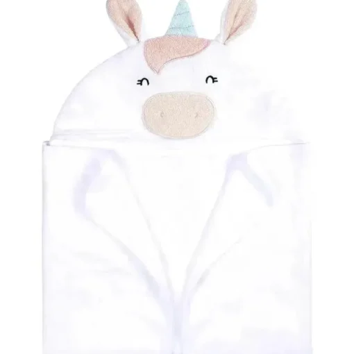 Gerber - toalha de banho e panos de banho com capuz para bebê, unicórnio