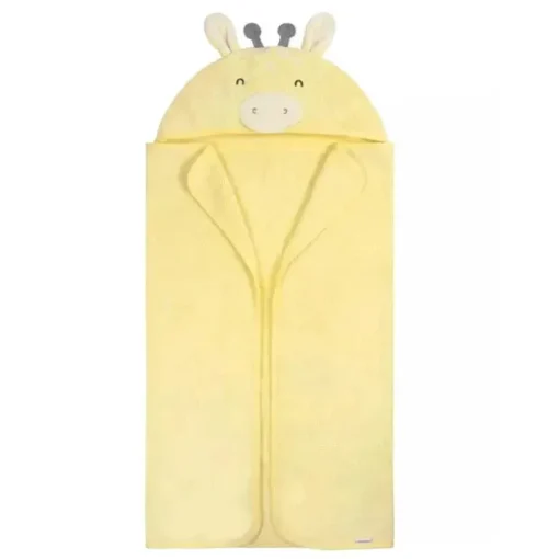 Gerber - Toalha de banho e panos de banho para bebê com capuz, girafa