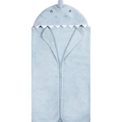 Gerber - Toalha de banho e panos de banho com capuz para bebê, tubarão