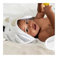 Gerber - Toalha de banho e panos de banho com capuz para bebê, elefante