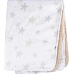 Gerber Bedding - 1Pk 2Ply Cobertor de pelúcia | Neutro Celestial
