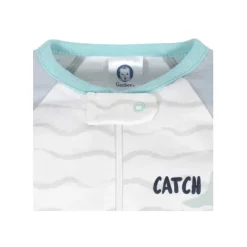 Gerber Footed Sleep and Play Baby Boy, Shark 6-9M