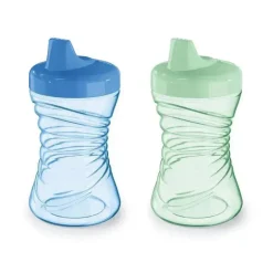 Gerber Graduates Fun Grips Copos à prova de derramamento 2-Pack, 10 oz. As Cores Podem Variar