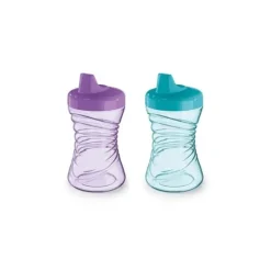 Gerber Graduates Fun Grips Copos à prova de derramamento 2-Pack, 10 oz. As Cores Podem Variar