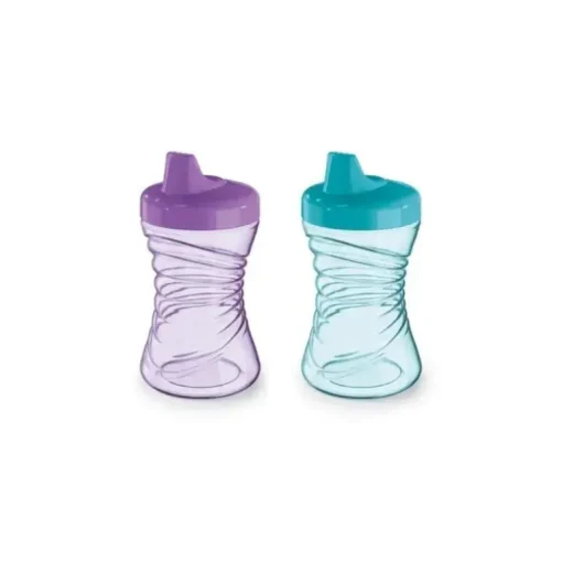 Gerber Graduates Fun Grips Copos à prova de derramamento 2-Pack, 10 oz. As Cores Podem Variar