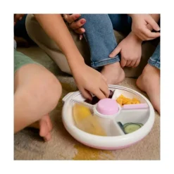 Gobe - Kids Large Snack Spinner | Taro Purple