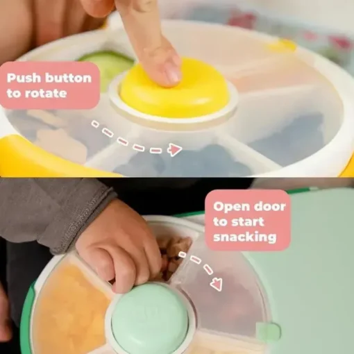 GoBe - Lancheira Infantil com Spinner Destacável, Roxa