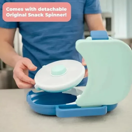 GoBe - Lancheira Infantil com Spinner Destacável, Roxa
