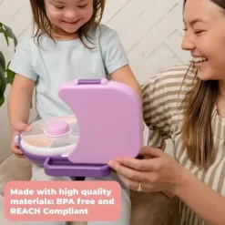 GoBe - Lancheira Infantil com Spinner Destacável, Roxa