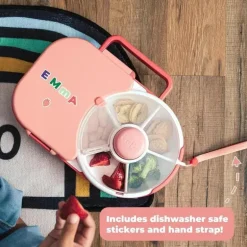 GoBe - Lancheira Infantil com Spinner Destacável, Roxa