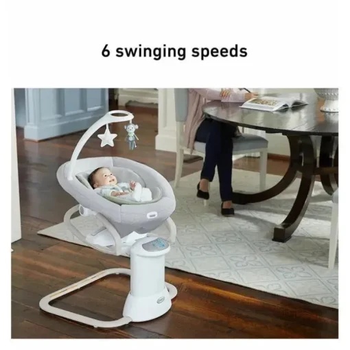 Graco - Acalme My Way Baby Swing com balancim removível, Madden