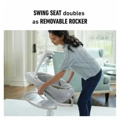 Graco - Acalme My Way Baby Swing com balancim removível, Madden