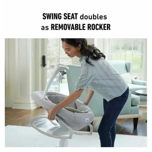 Graco - Acalme My Way Baby Swing com balancim removível, Madden