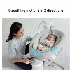 Graco - Acalme My Way Baby Swing com balancim removível, Madden