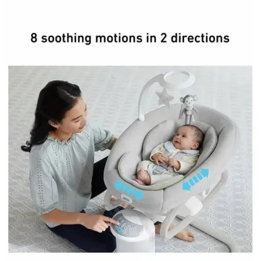 Graco - Acalme My Way Baby Swing com balancim removível, Madden