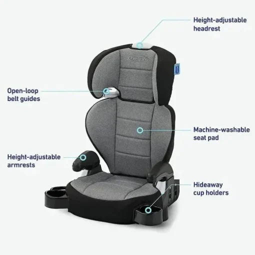Graco - Assento de carro com encosto alto TurboBooster 2.0, Declan